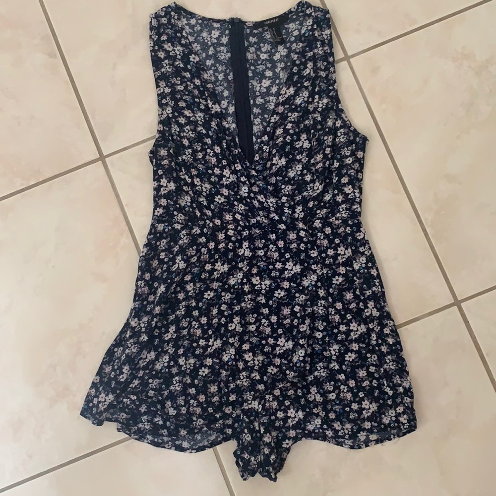 Floral summer romper